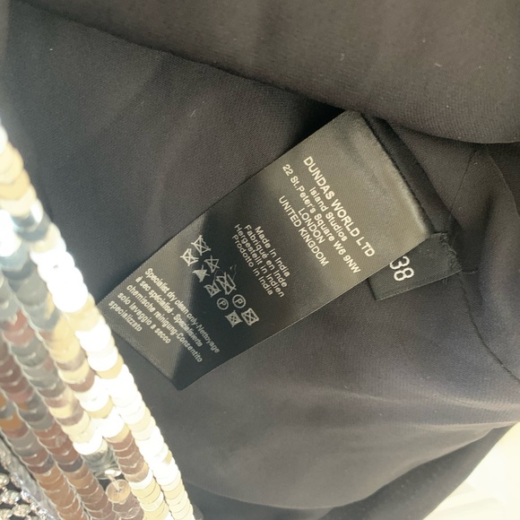 Dundas Sequin Mini Dress size 38 - Picture 10 of 11